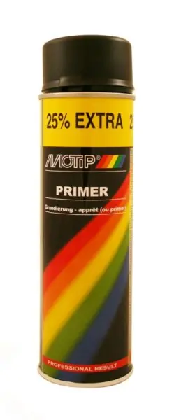 MOTIP • 004052 Spraymaali musta 500ml Uusi Malli