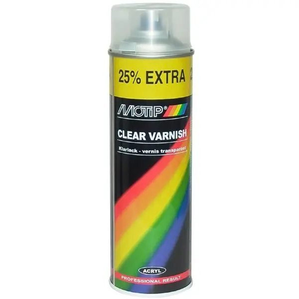 Uusi Malli MOTIP • 004009 Spraymaali väritön 500ml