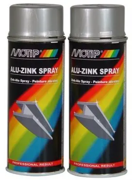 MOTIP • 004059 Spraymaali ALU-ZINK 400ml Kampanjahinta