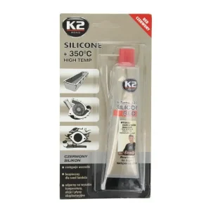 K2 • K2B2400 Silikonitiiviste 85g punainen 350°C Asiakkaiden Suosikki