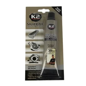 Pikatoimitus K2 • K2B210 Silikonitiiviste 85g musta 350°C