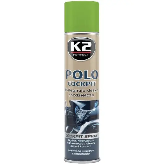 K2 • K2K403ZJ Kojelaudan hoito POLO COCKPIT 300 ml Green Apple Edullinen
