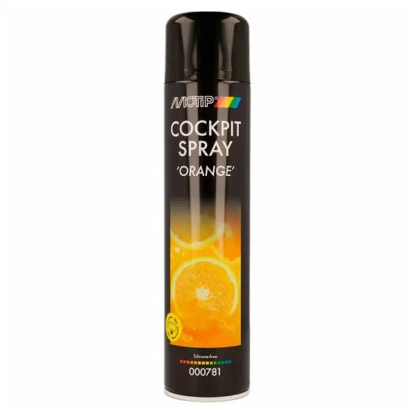 MOTIP • 000781 Kojelaudan hoito COCKPIT 600ml, Orange Älä Missaa