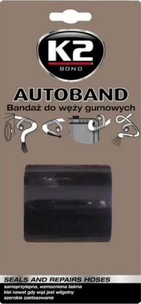 K2 • K2B3000 Musta teippi putkille 50mm x 3m Superhinta