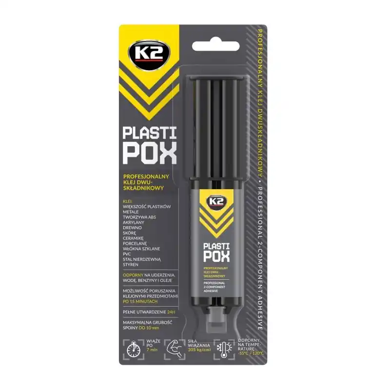 K2 • K2B478 Kaksikomponenttinen epoksiliima PLASTIPOX 25G Sertifioitu