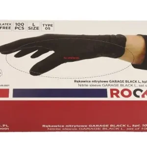 Alennettu DRS • OK090002 Suojakäsineet, kertakäyttö, nitriili, 9 / L, 100 kpl