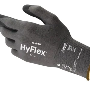 Vain Rajoitetun Ajan ANSEL • 11840L Käsineet, HYFLEX, nitriili / nylon / spandex, L 12 paria