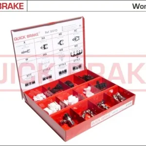 OJDQUICKBRAKE • 0001D Lajitelma, kiinnitysosat, 38kpl (Taka-akseli) Tarjous