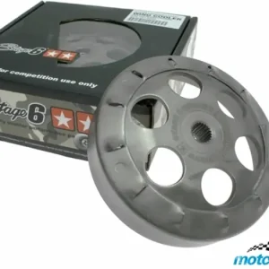 Kytkinkello 107mm Stage6 Wing Cooler Gilera / Piaggio / Peugeot Ajankohtainen