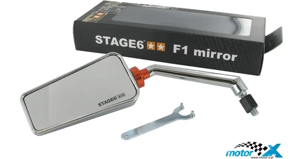 Stage6 F1 Style -peili M8, vasen, kromi Vain Tänään