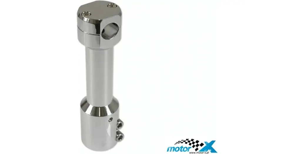 Viimeinen Mahdollisuus STR8 Downhill ohjaustangon adapteri, kromi, MBK Nitro / Yamaha Aerox