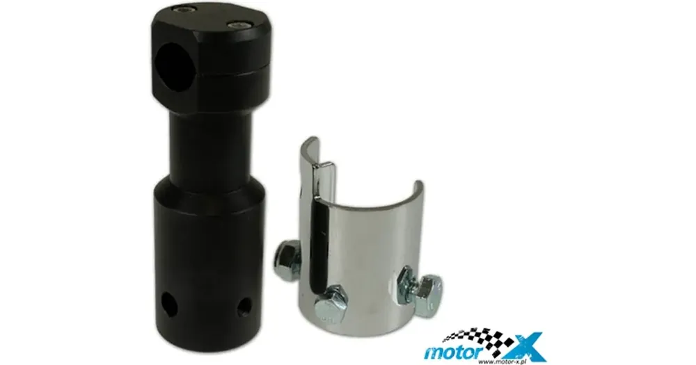 Ohjaustangon adapteri Downhill STR8, musta, Peugeot Speedfight / Trekker / Vivacity Asiakkaiden Suosikki
