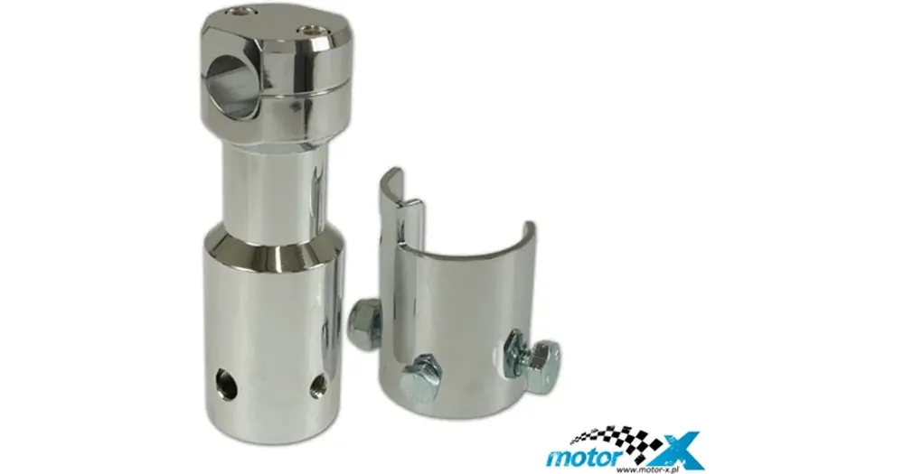 Erikoistarjous Ohjaustangon adapteri Downhill STR8, kromi, Peugeot Speedfight / Trekker / Vivacity