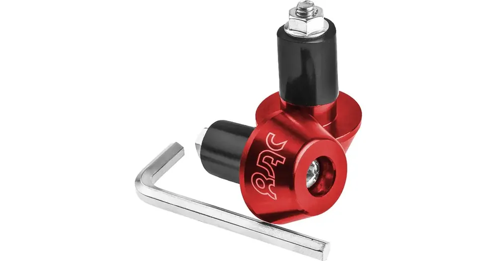 STR8 Shorty ohjaustangon päädyt 17mm, punaiset 2 kpl Paras Hinta