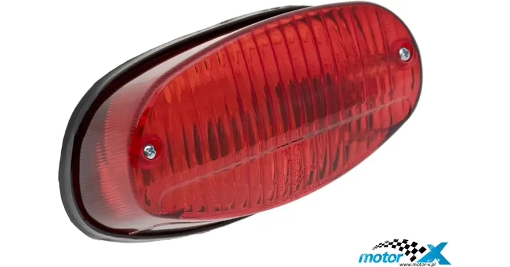 Lampa, punainen kupu, Kawasaki BN 125, EN 500 / Yamaha YZF 600 R Thunder Cat, XVS 650-1100 (E) Kausialennus