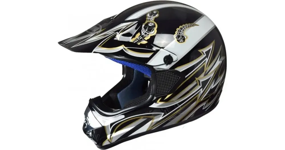 Kask offroad Awina TN8686 musta-kulta Sertifioitu