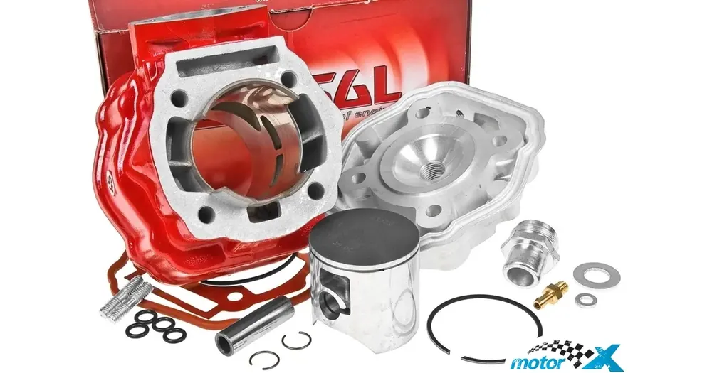 Uusi Malli Sylinterisarja, jossa kansi Airsal Extreme 50.00mm 88.30cc Derbi Senda/ Piaggio D50B0 LC