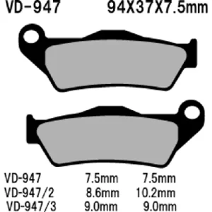Vesrah Organic VD-947 -jarrupalat Halpa
