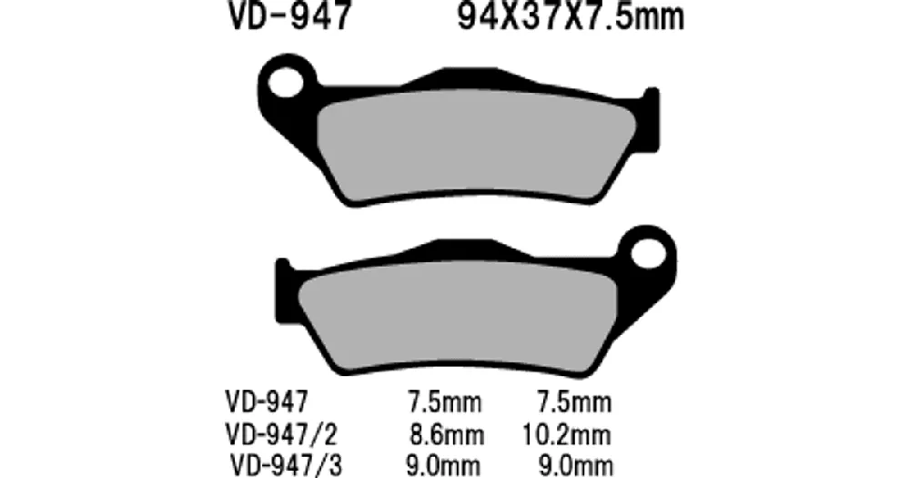 Vesrah Organic VD-947 -jarrupalat Halpa
