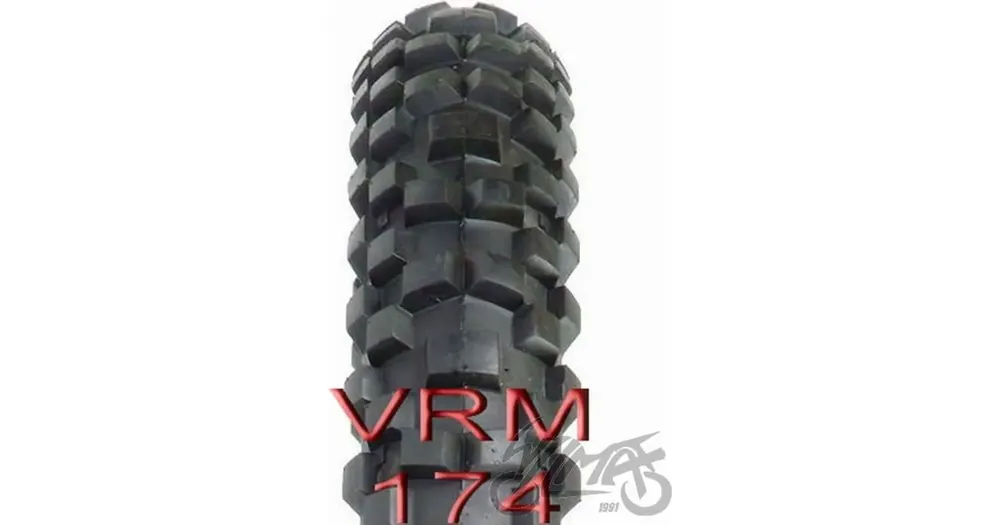 Moottoripyörän offroad-rengas 3.00-12, 56J, TT sisärenkaallinen (sisärengas ei sisälly), Vee Rubber 174 Uusi Kokoelma