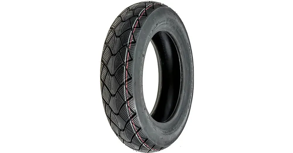 Tehdashinta Skootterin rengas 130/60-13, 59S, TL - sisärenkaaton, Vee Rubber 351, sade- ja talvikäyttöön