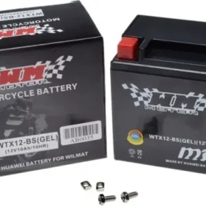 WM Motor YTX12-BS geeliakku 150x87x130mm 12V 10Ah 180CCA Bestseller