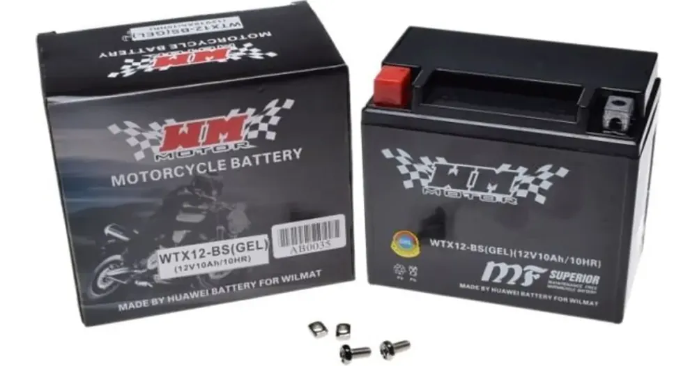 WM Motor YTX12-BS geeliakku 150x87x130mm 12V 10Ah 180CCA Bestseller