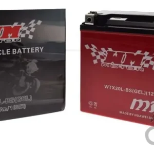 Bestseller WM Motor WTX20L-BS (YTX20L-BS) geeliakku 12V 18Ah 175x87x155mm 240CCA