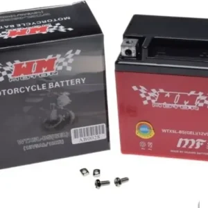 Nopea Toimitus WM Motor WTX5L-BS geeliakku (YTX5L-BS, YTX5A-BS) 12V 4Ah 114x71x106mm 70CCA