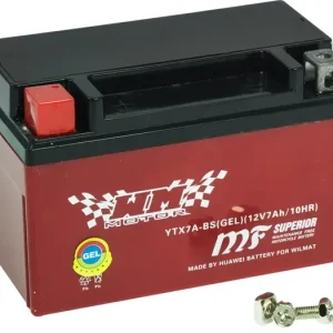 Pikatoimitus WM Motor WTX7A-BS (YTX7A-BS) geeliakku 12V 6Ah 150x87x94mm 90CCA