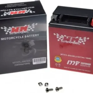 Päivän Tarjous WM Motor WTX7L-BS (YTX7L-BS) geeliakku 12V 6Ah 114x71x131mm 85CCA