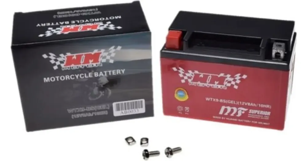Päivän Tarjous WM Motor WTX9-BS (YTX9-BS) geeliakku 12V 8Ah 150x87x105mm 120CCA