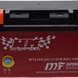 WM Motor WTZ10S (YTZ10S) geeliakku 12V 8.6Ah 150x87x93mm 120CCA Bestseller