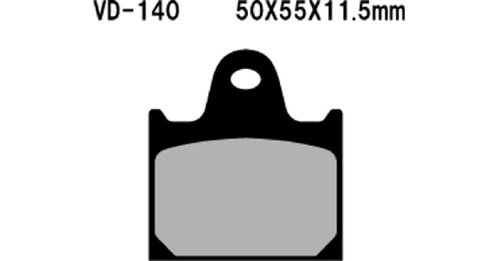 Alkuperäinen Vesrah Organic VD-140 jarrupalat