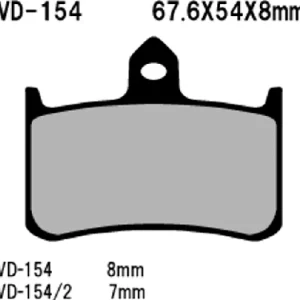 Vesrah Organic VD-154 jarrupalat Vain Tänään