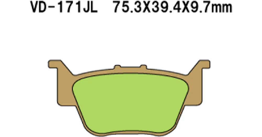 Tukkuhinta Vesrah Organic VD-171 jarrupalat