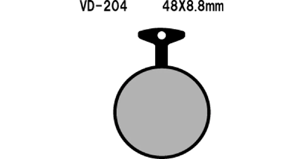 Vesrah Organic VD-204 -jarrupalat Alkuperäinen