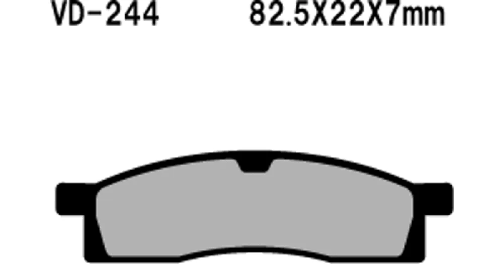 Kampanjahinta Vesrah Organic VD-244 -jarrupalat