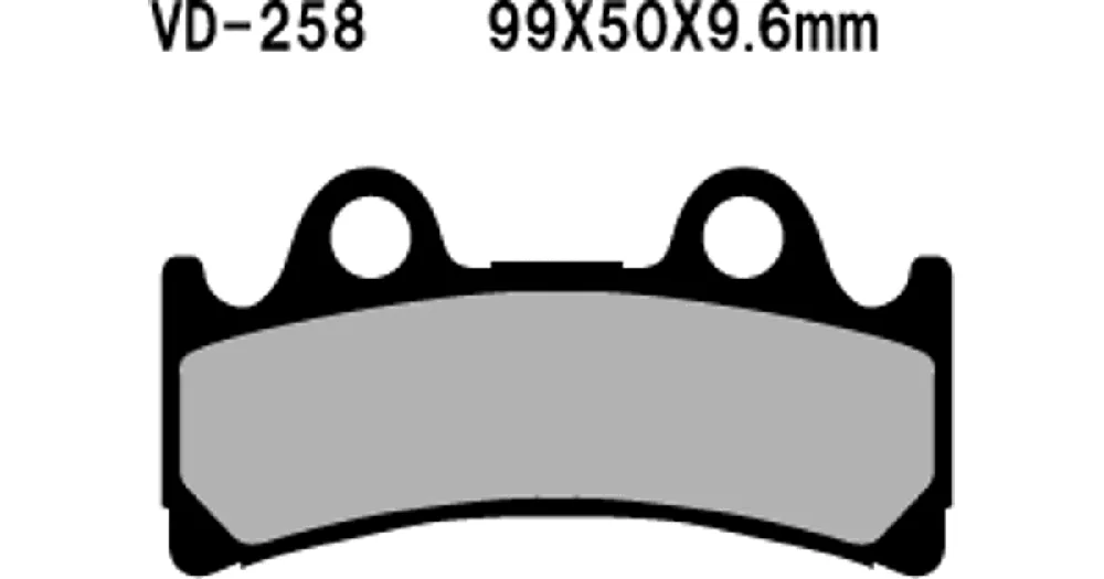 Vesrah Organic VD-258 jarrupalat Älä Missaa