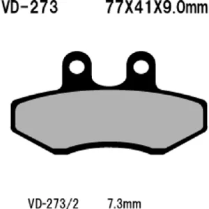 Älä Missaa Vesrah Organic VD-273 -jarrupalat