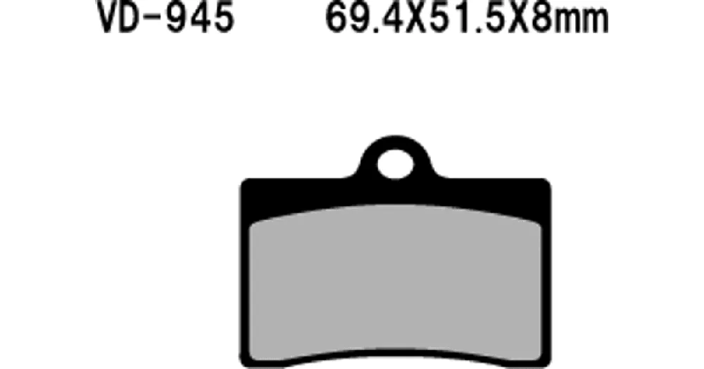 Osta Tänään Vesrah Organic VD-945 jarrupalat