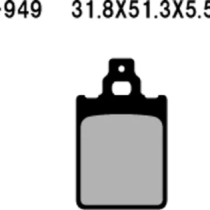 Vesrah Organic VD-949 -jarrupalat Korkea Laatu