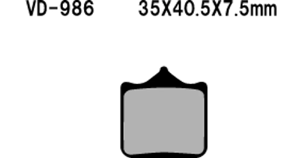 Vesrah Organic VD-986 jarrupalat Alennettu