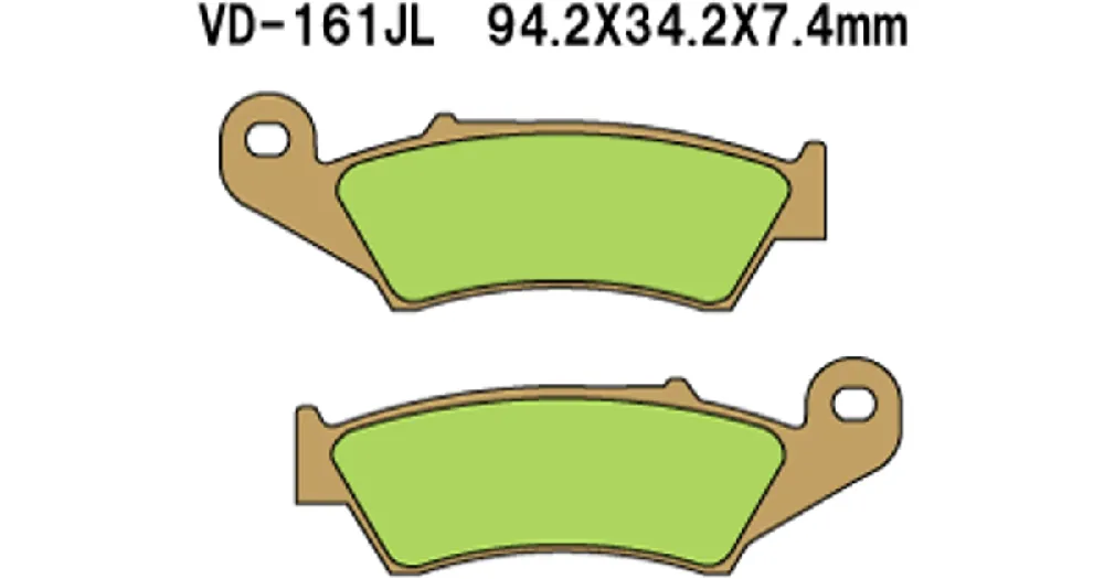 Bestseller Vesrah Sintered Metal VD-161JL -jarrupalat