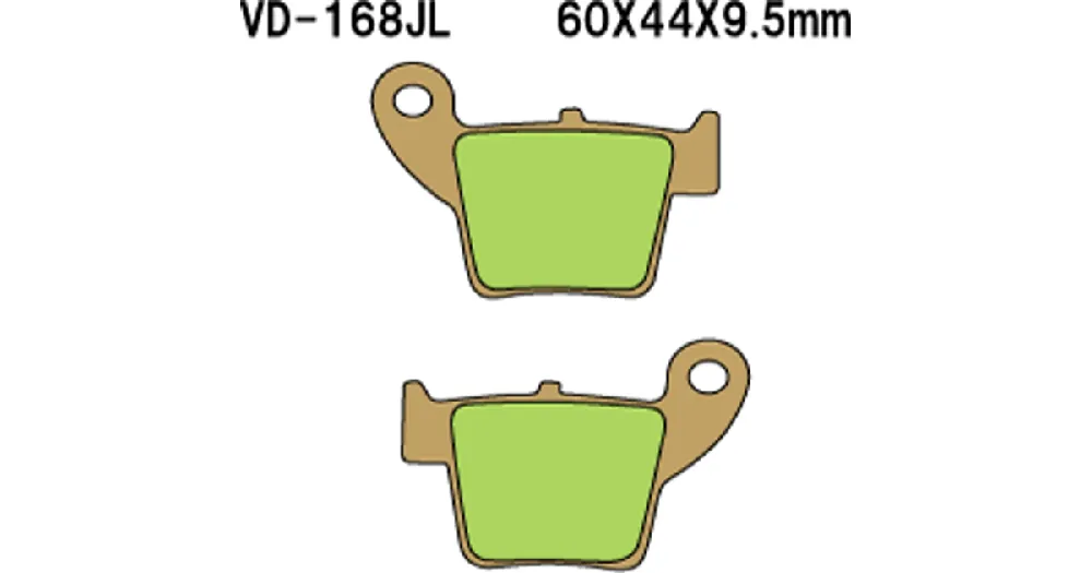 Pikatoimitus Jarrupalat KH346 Vesrah Sintered Metal VD-168JL