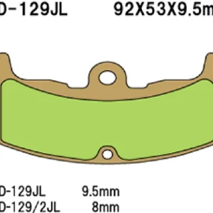 Vesrah Sintered Metal VD-129/2JL -jarrupalat Loppuunmyynti
