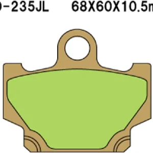 Ajankohtainen Vesrah Sintered Metal VD-235JL -jarrupalat