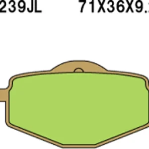 Vesrah Sintered Metal VD-239JL -jarrupalat Kampanjahinta