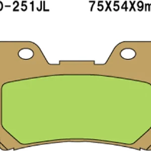 Vesrah Sintered Metal VD-251JL -jarrupalat Viimeinen Mahdollisuus