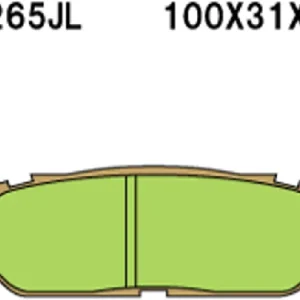 Vesrah Sintered Metal VD-265JL -jarrupalat Löytö